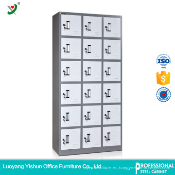 Steel Office Furniture Factory Use 18 Door Locker para el almacenamiento de personal